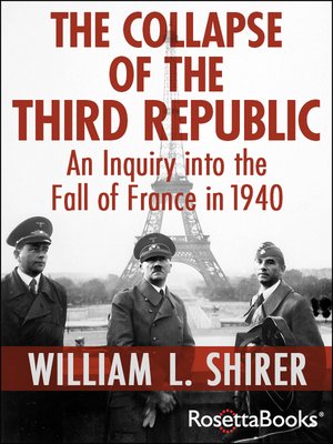 cover image of The Collapse of the Third Republic